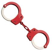 Smith and Wesson Linked Handcuffs Red