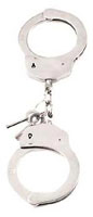 Nickel Handcuffs - Rothco Police Issue Cuffs