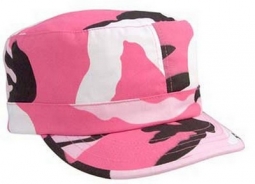 Pink Camo Caps Womens Camouflage Cap