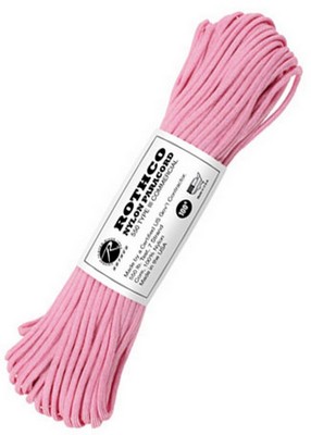 550 Lb Paracord Rose Pink Cord 100 Feet