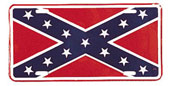 Confederate Flag License Plates