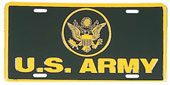 US Army License Plates