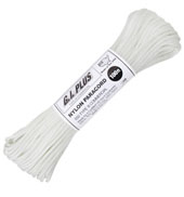 White Paracord 550 LB Test Nylon 100 Feet
