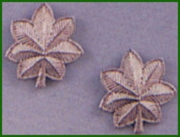 Military Rank Emblems Lt. Colonel Silver