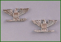 Military Colonel's Eagles Rank Emblems