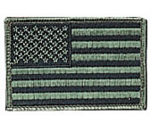 Subdued US Flag Patches 2X3