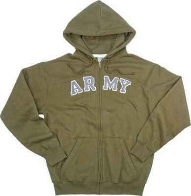 Army Hoodies Vintage Army Logo Hoodie 2XL