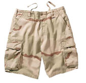 Desert Camo Cargo Shorts Camo Vintage Paratrooper Shorts