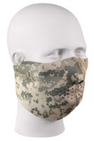 Digital Camo Neoprene Half Mask Reversible