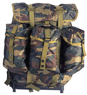 Camouflage Military GI Type Alice Packs - Large Alice Pack with Frame
