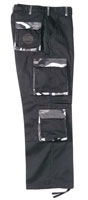 Camo Accent Fatigues Black/Camo Cargo Pants 2XL