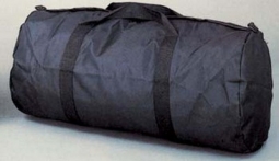 Black Sports Bags - 24 in. Nylon Sports Bag