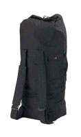 Military Style Duffle Bags - Black Canvas Duffles