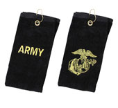 Military Golf Towels Army Or Marines Golf Towel
