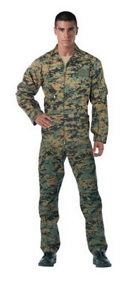 Woodland Digital Camo Flightsuit Air Force Style 2XL