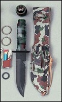 Camouflage Survival Kit Knife - Survival Knives