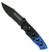Extreme Ops Folding Knife Blue/Black Ck111S
