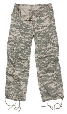 Ladies Digital Camo Vintage Paratrooper Fatigues