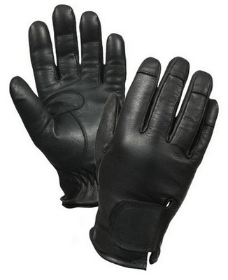 Leather Police Gloves Cut Resistant Spectra Lining