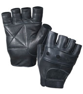 Biker Gloves Black Leather Gloves