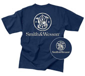 Smith And Wesson T-Shirts Logo Shirt Blue 2XL