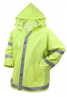 Reflective Rain Coats Safety Green Rainwwear