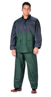 Pvc Rainsuit Rothco Navy/Green Rainsuits 2XL & 3XL