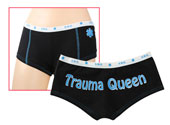 Booty Shorts Women's Trauma Queen Shorts