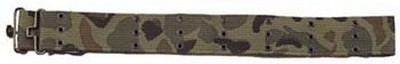 Camouflage Military Style Pistol Belts - Canvas Pistol Belt