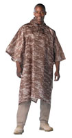 Gi Plus Desert Digital Camo Rip Stop Poncho