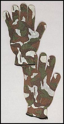 Camo Hunting Gloves Green Camouflage Gloves
