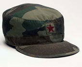 Camouflage Caps Vintage Camo w/Star Military Fatigue Cap
