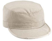 Military Caps Beige Vintage Fatigue Cap