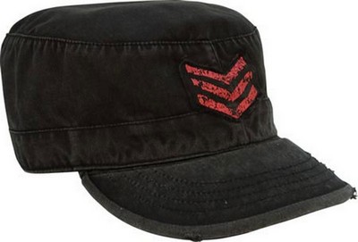 Fatigue Caps Vintage Sargeant Stripes Military Cap