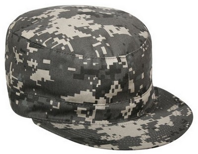Military Fatigue Cap Subdued Urban Digital Camo Cap