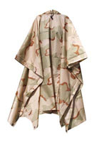 Camouflage Poncho Desert Camo Rain Poncho