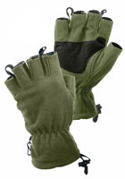 Fingerless Gloves Fleece Gloves Olive Drab