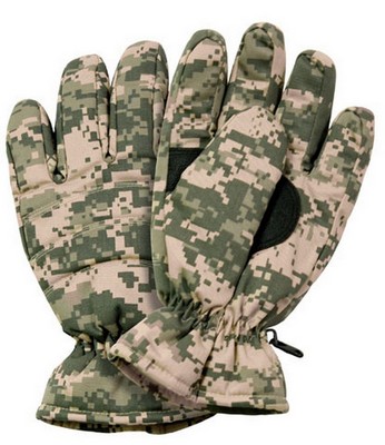 Camo Hunting Gloves Insulated Digital Camo Glove