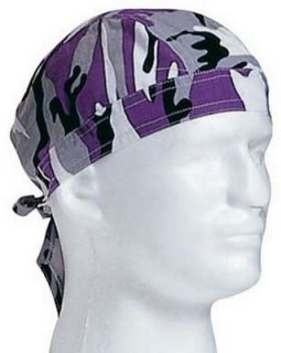 Camouflage Headwraps - Ultra Violet Camo