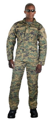 Woodland Digital Camo Combat Uniform Shirts 2XL