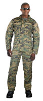 Woodland Digital Camo Combat Uniform Shirts