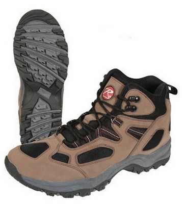 Panther Peak Hiking Boots Poly Suede Mid Hiker