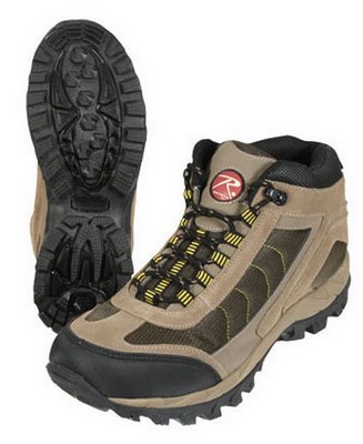 Rocky Peak Hiking Boots Suede Mid Hiker
