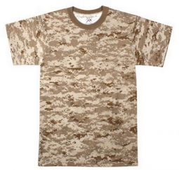 Desert Digital Camo T-Shirt Size 4XL
