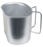 Military Style Canteen Cup Aluminum