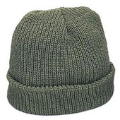 Military Acrylic Watch Caps - Olive Drab Cap