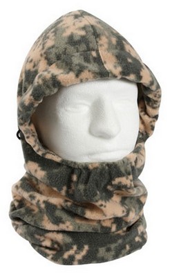 Adjustable Digital Camouflage Balaclava Polar Fleece