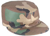 Camouflage Army Ranger Fatigue Caps Woodland Camo Cap