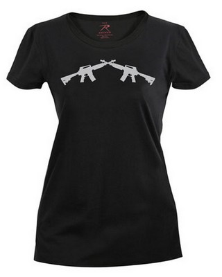 Crossed Rifles Babydoll T-Shirt For Women