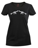 Crossed Rifles Babydoll T-Shirt For Women